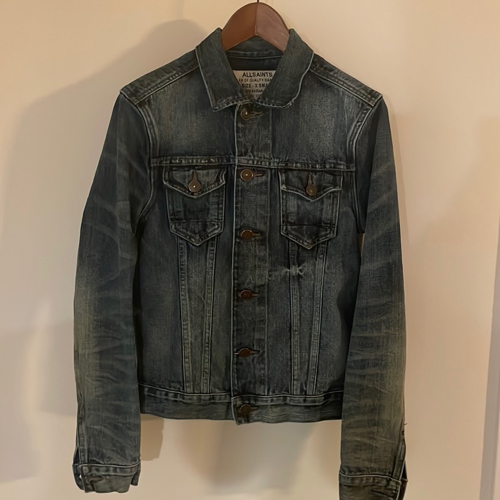 XS All Saints Denim Jacket